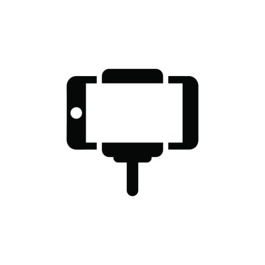 selfie çubuğu vektör illüstrasyonu