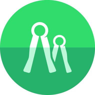 Çember simgesi - Kamera tamir aracı çizimi