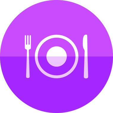 Tabak ikonu vektör illüstrasyonu