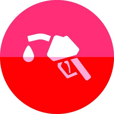 Gaz dağıtıcı simgesi vektör illüstrasyonu