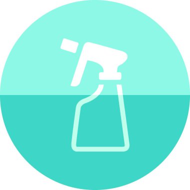 Çember simgesi - Sprey şişe vektör çizimi