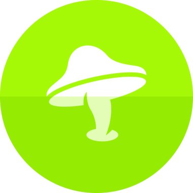 Çember simgesi - Mantar vektör çizimi