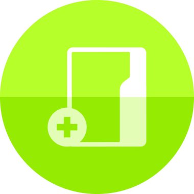 Dizin simgesi, beyaz üzerinde vektör 