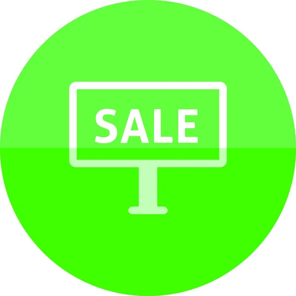 Εικονίδιο Κύκλου Πώληση Σύμβολο Διανυσματική Απεικόνιση — Διανυσματικό Αρχείο