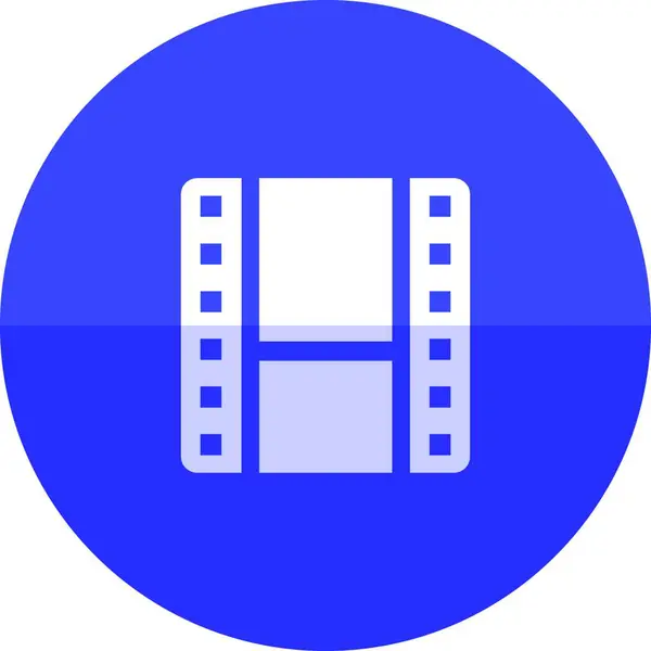 Ikona Kruhu Video Soubor — Stockový vektor