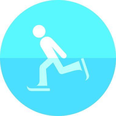 Çember simgesi - Buz pateni vektör çizimi