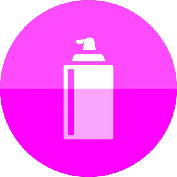 Icona Del Cerchio Spray Liquido — Vettoriale Stock