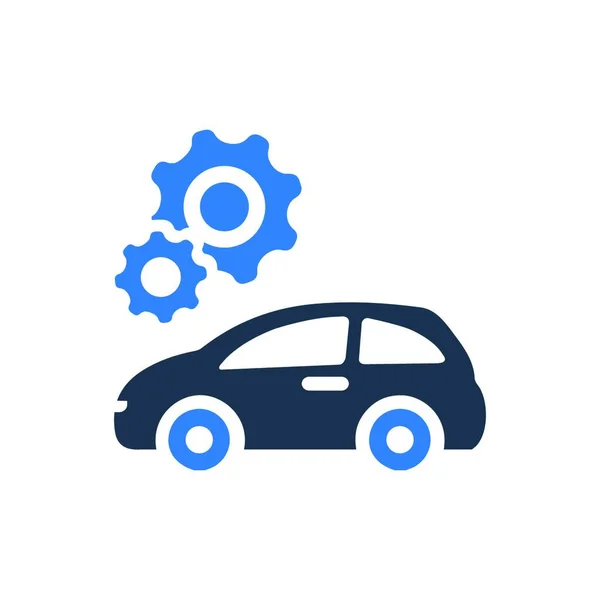 Auto Service Icône Illustration Vectorielle Simple — Image vectorielle