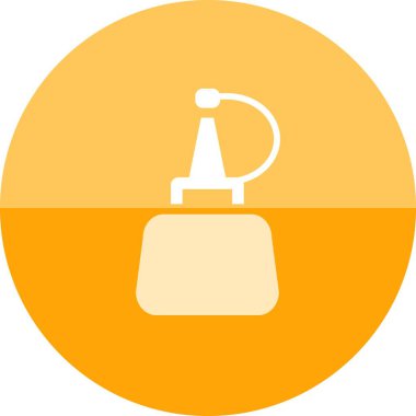 Çember simgesi. Ketçap şişesi vektör çizimi  