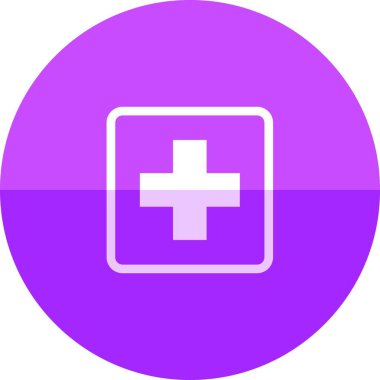 Çember simgesi. Tıbbi, modern vektör illüstrasyonu