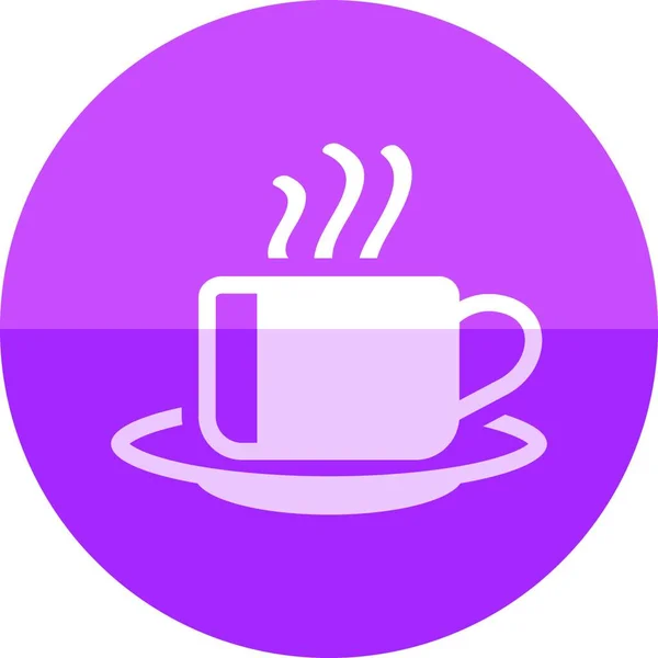 Illustrazione Vettoriale Tazza Caffè — Vettoriale Stock
