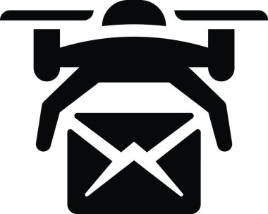Drone web simge vektör çizim