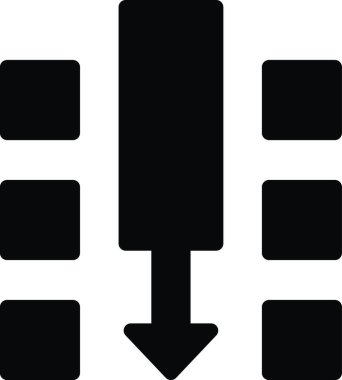 Sütun simgesi vektör illüstrasyonu ekle