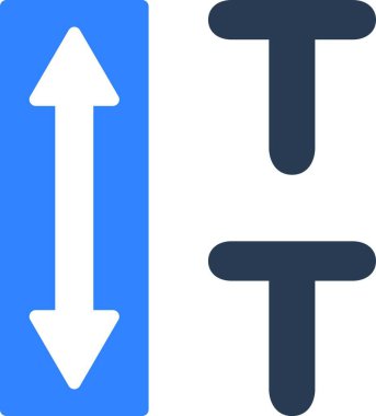 Simge vektör illüstrasyonuna öncülük eden metin