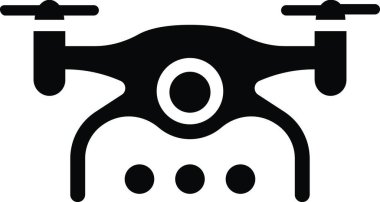 Drone web simge vektör çizim