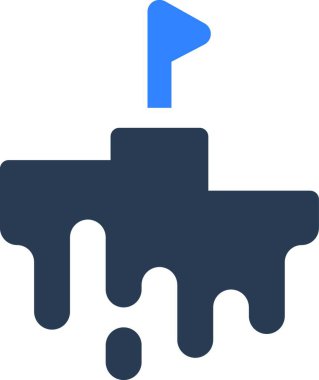 Rekabet simgesi vektör illüstrasyonu