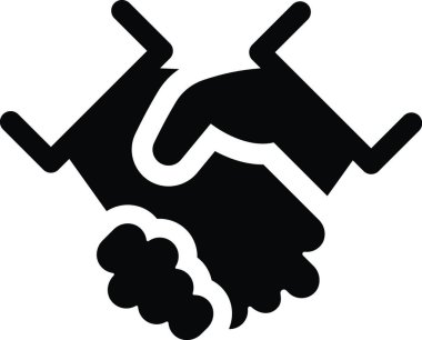 Ortaklık simgesi vektör illüstrasyonu