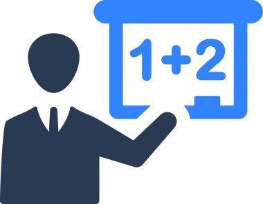 Mathematics icon vector illustration