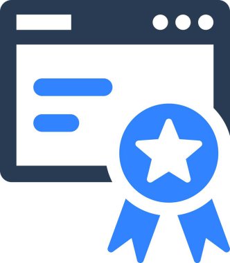 Web sitesi sıralama simgesi vektör illüstrasyonu