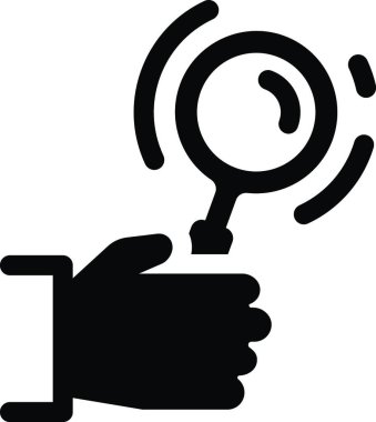 Arama simgesi vektör illüstrasyonu