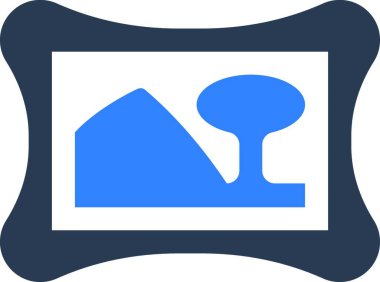 resim simgesi vektör illüstrasyonu