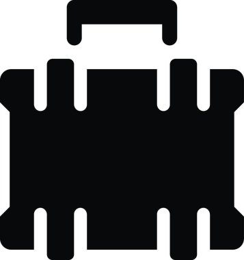 Radyasyon ikonu vakası, basit vektör illüstrasyonu 