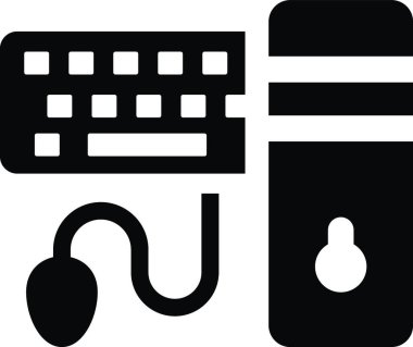 Aksesuar simgesi vektör illüstrasyonu