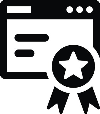 Web sitesi sıralama simgesi vektör illüstrasyonu