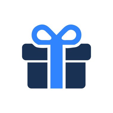 hediye simgesi, web basit illüstrasyon