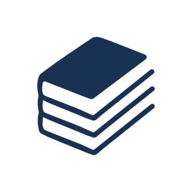 Kütüphane simge vektör çizim