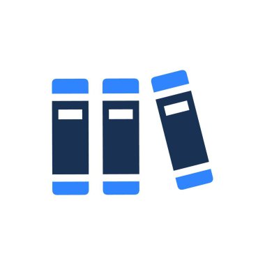 Kütüphane simge vektör çizim