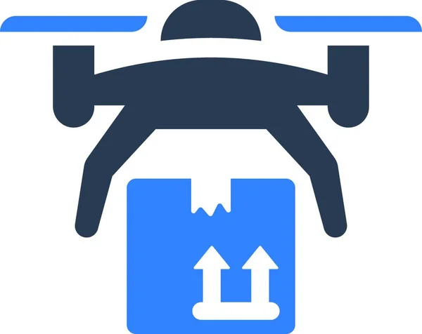 Ikona Dostawy Dronów Plik Vector Eps — Wektor stockowy