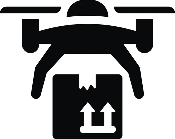 Drohne Web Icon Vektor Illustration — Stockvektor