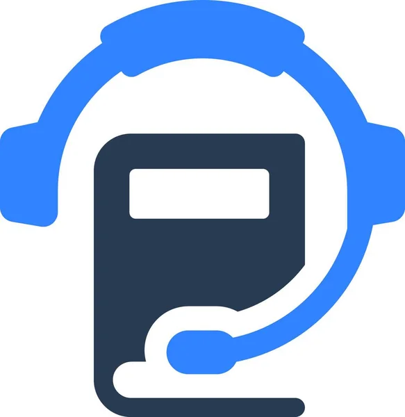 Audio Book Icon Web Icon Vector Illustratie — Stockvector