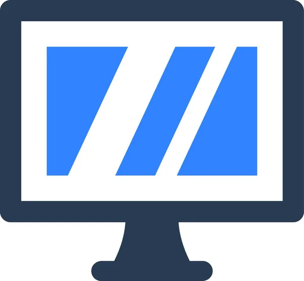 Ikona Ekranu Ilustracja Wektora — Wektor stockowy