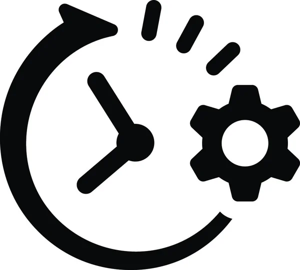Zeitplanung Symbol Vektor Illustration — Stockvektor