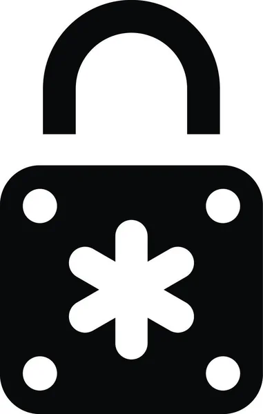 Sicherheit Symbol Vektor Illustration — Stockvektor