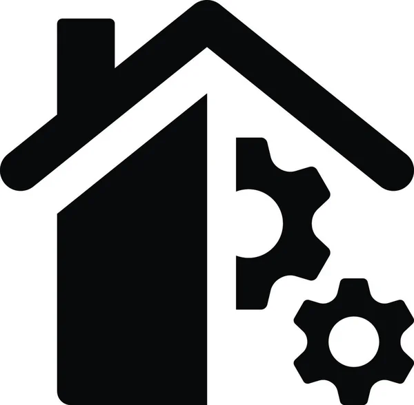 Smart Home Control Symbol Vektorillustration — Stockvektor