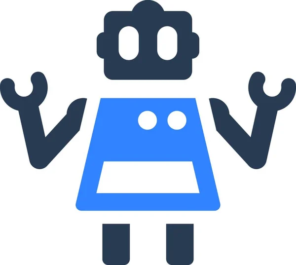 Home Robot Icon Vector Illustration — Stock Vector