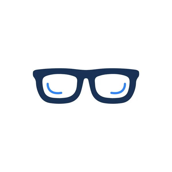 Eyeglass Icon Vector Illustration — Stock Vector