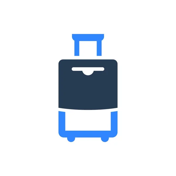 Bőrönd Ikon Vektor Illusztráció — Stock Vector