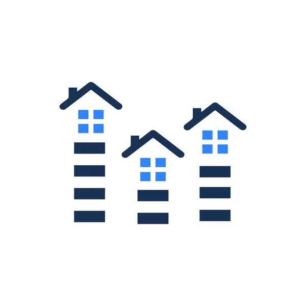 Property Price Icon Vector Illustration — Stock Vector