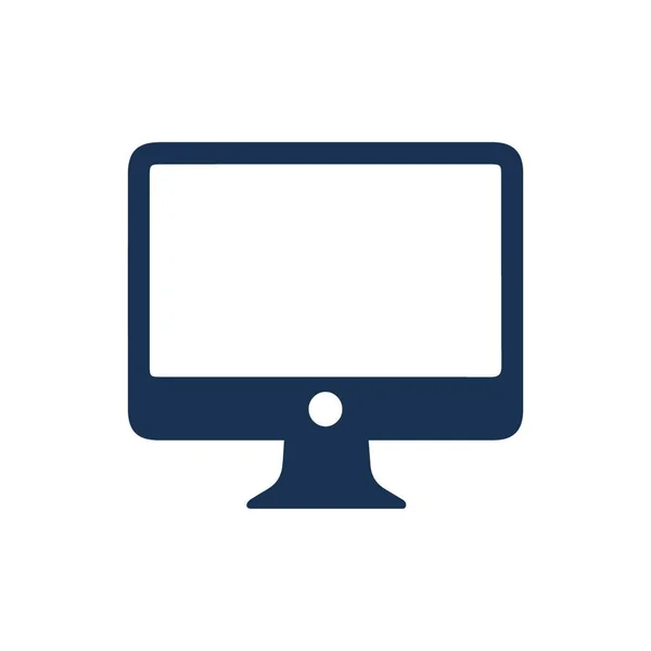 Monitor Symbol Web Einfache Illustration — Stockvektor