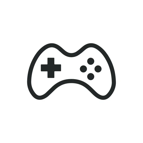 Gamepad Web Icono Vector Ilustración — Vector de stock