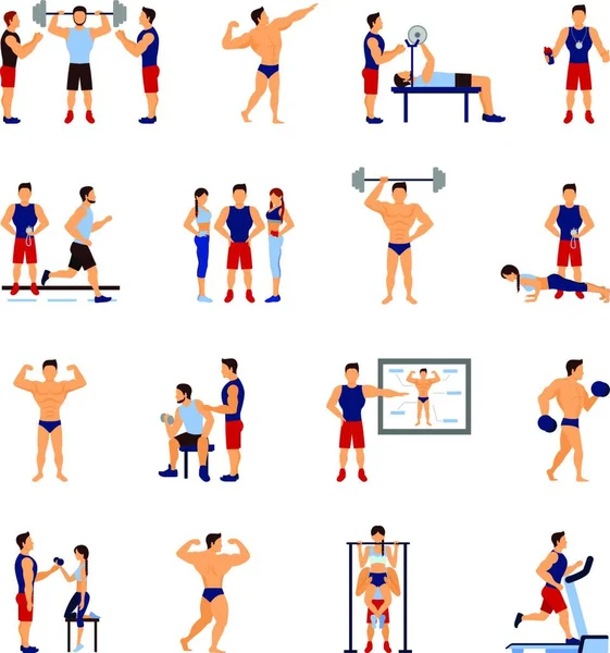 Απλό Εικονίδιο Γυμναστηρίου Διανυσματική Απεικόνιση — Διανυσματικό Αρχείο
