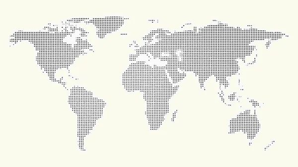 世界地图矢量图解 — 图库矢量图片