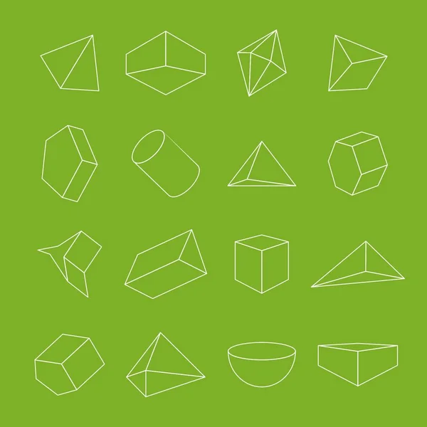 Geometrische Formen Abstrakter Hintergrund Vektor Illustration — Stockvektor