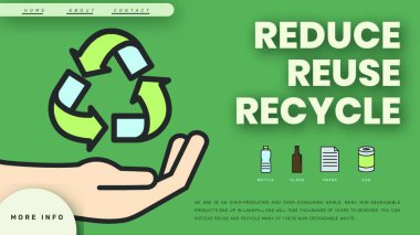 geri dönüşüm işareti vektör çizim 