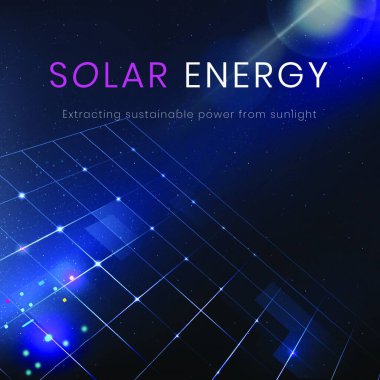 güneş paneli vektör illüstrasyon