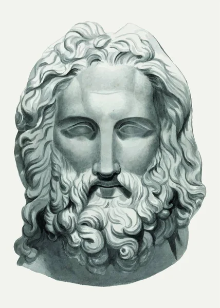 Шаблон Римської Скульптури Векторні Ілюстрації — стоковий вектор